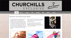 Desktop Screenshot of churchillsdrycleaners.co.uk